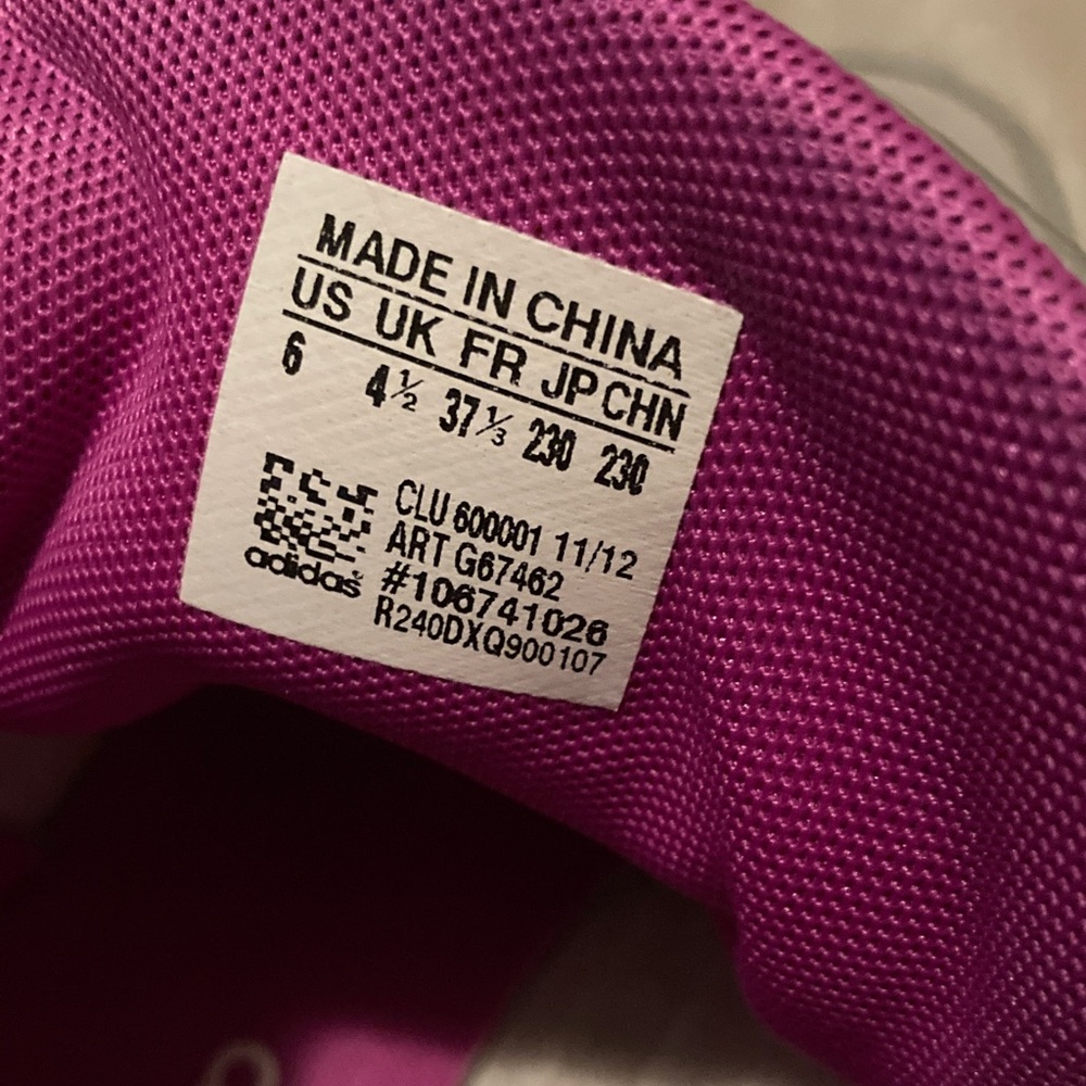 Adidas High-Top Sneakers - Gray and Purple - Picture 5 of 7